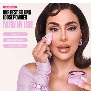 L.E! HUDA Beauty UBE Birthday cake